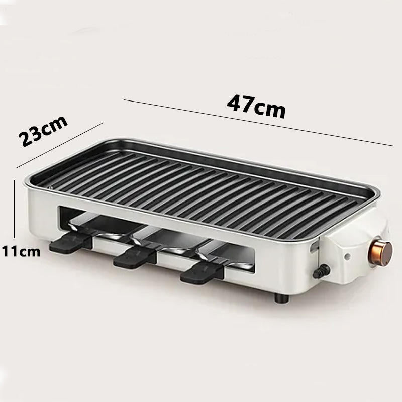 Electric Grill Pan With Barbecue Function Grill Non-Stick Cooking