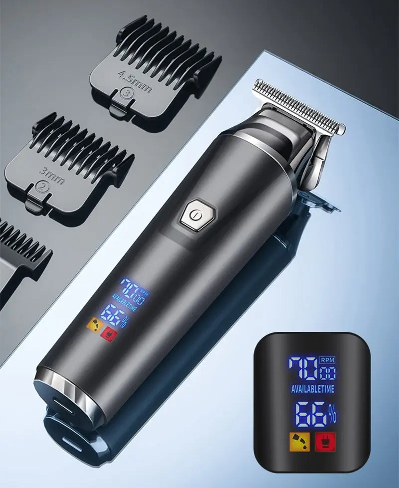 Professional Hair Cutting Machine Grooming Trimmer for Men Finishing Haircut Cordless Clipper Electric Shaver Beard