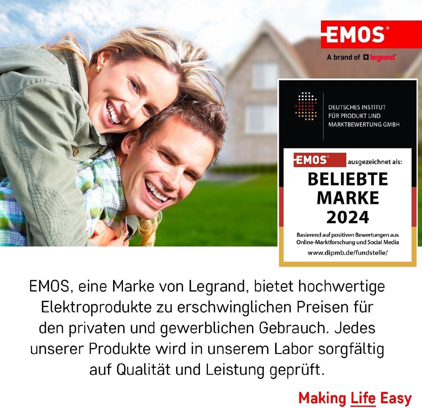 EMOS - Rechargeable LED warning triangle