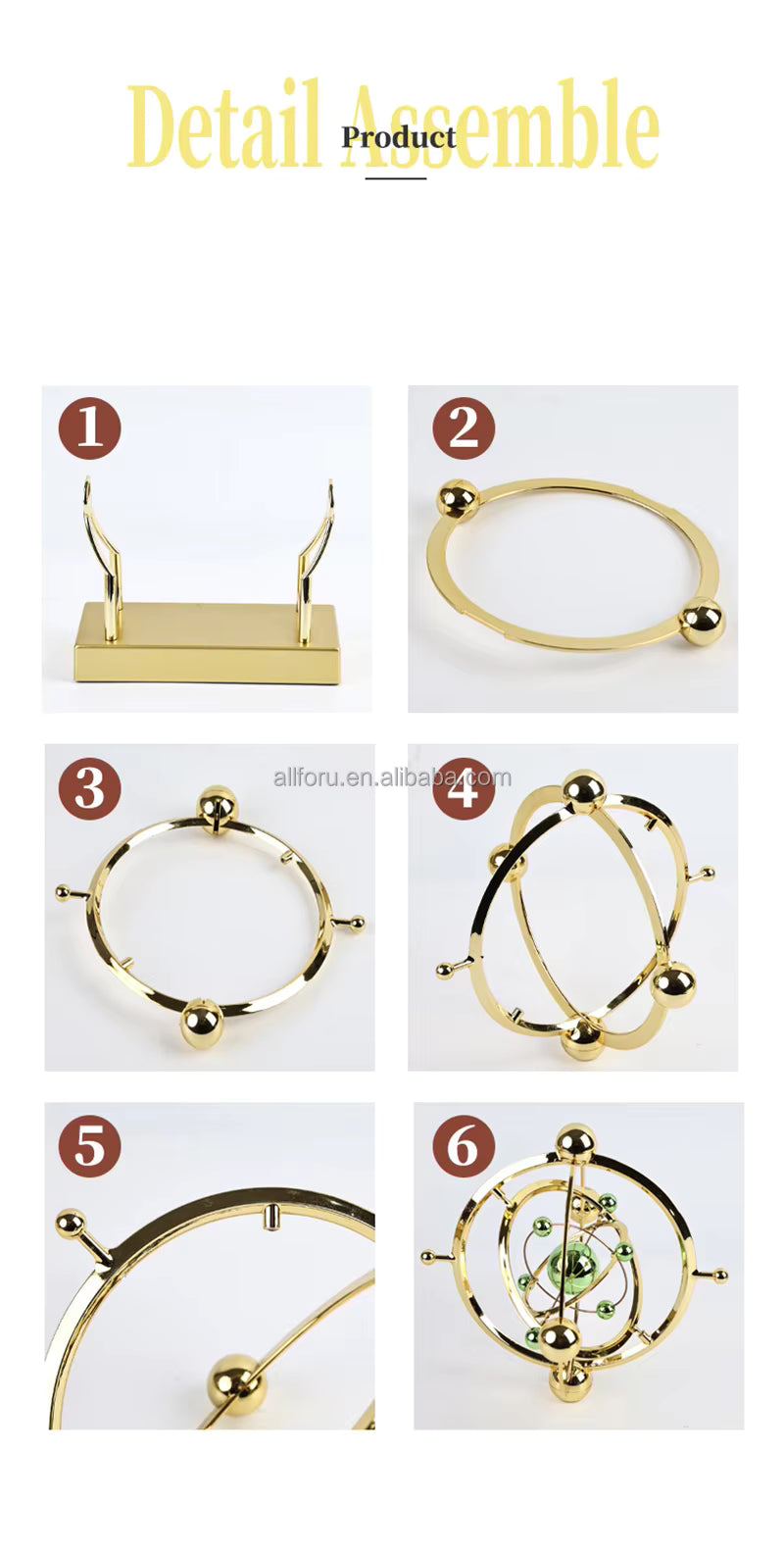 Celestial Orbit Perpetual Motion Pendulum - Creative Home Rotary Decoration🚀