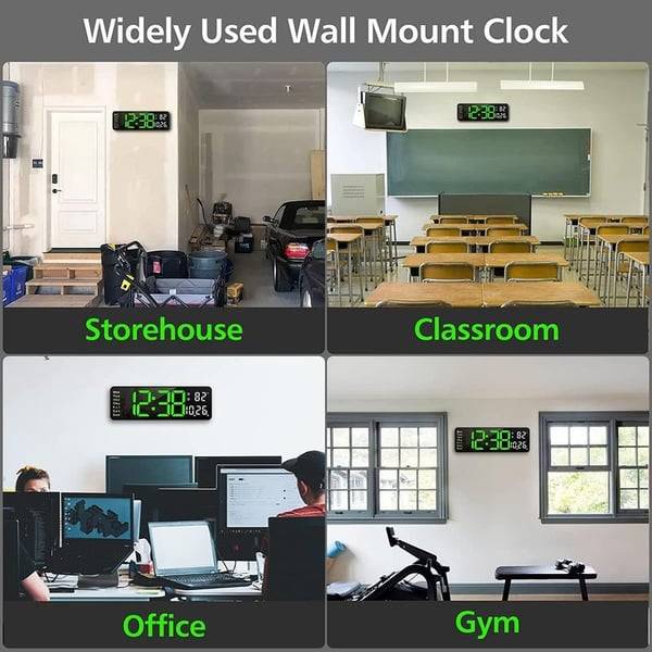 🔥2025 Upgraded Digital Wall Clock Large Display