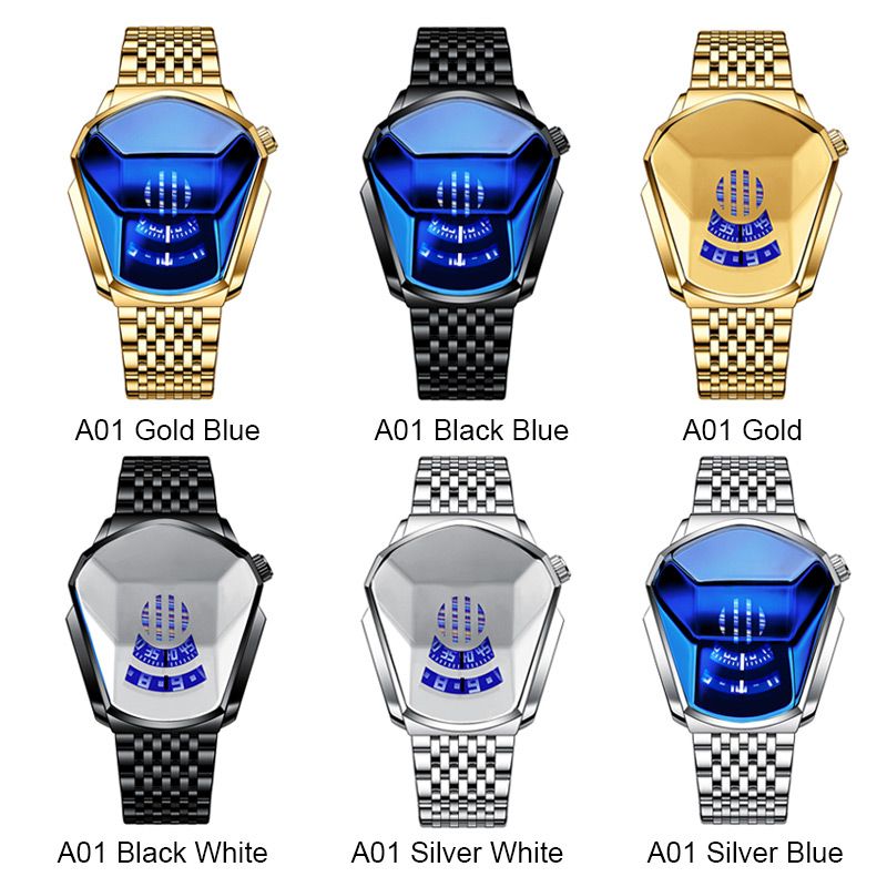 💥💥Luxury Mens Racing Sport Rhombus Watch