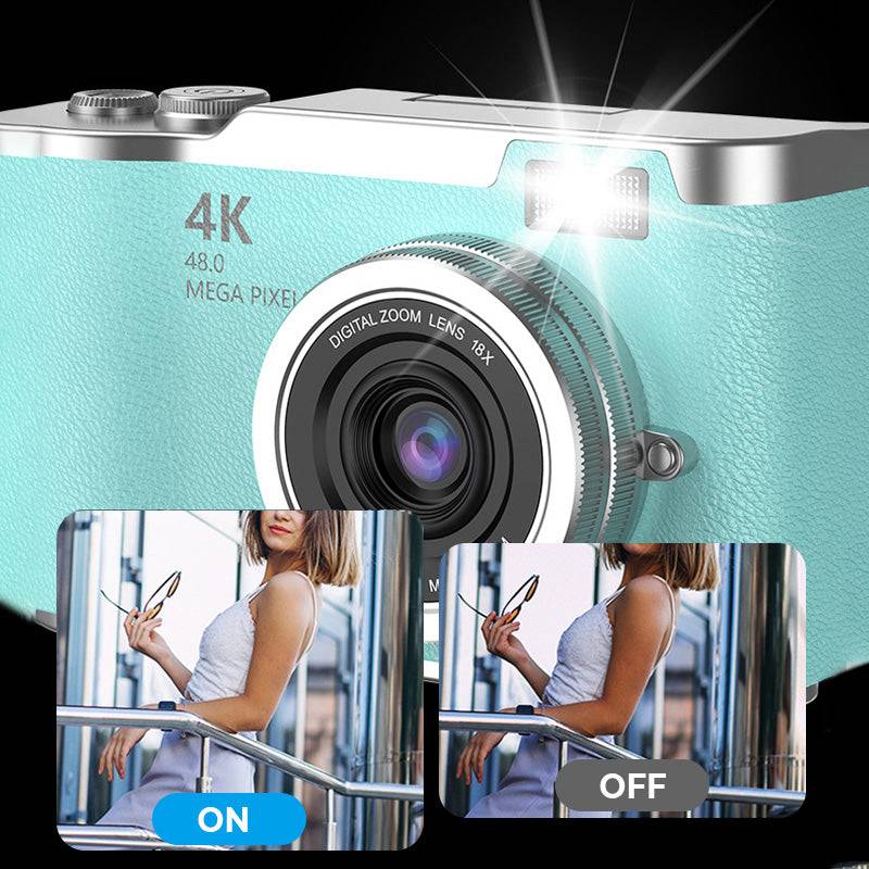 🔥4K HD Flip-Screen Digital Camera