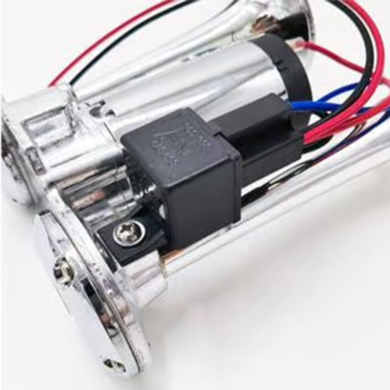Train Air Horn 120dB – Fits Trucks, Cars & Boats | 12V/24V, Waterproof & Tool-Free Install