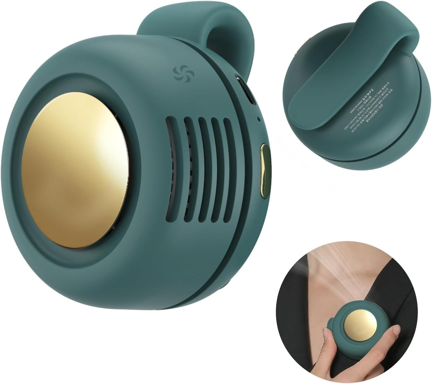 Mini Portable Fan, 360° Rotatable Small Personal Fan that Blow Cold Air