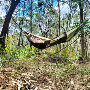 Recycled Hammock with Straps