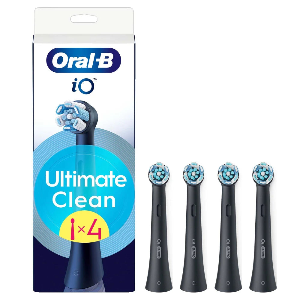 Ultimate Clean Toothbrush Heads Black 4 Pack