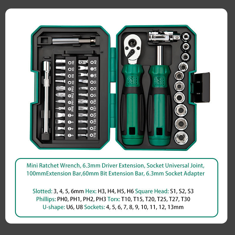 Portable & Multi-Functional 40PCS Screwdriver Set