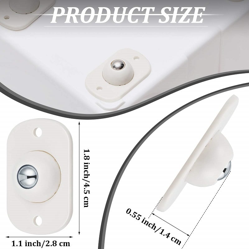Stainless Steel Paste Universal Wheel