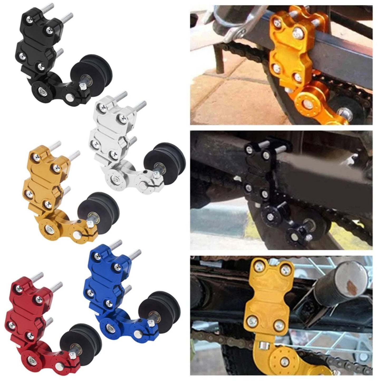 Motorcycle Quick-Install Chain Adjustment Tool
