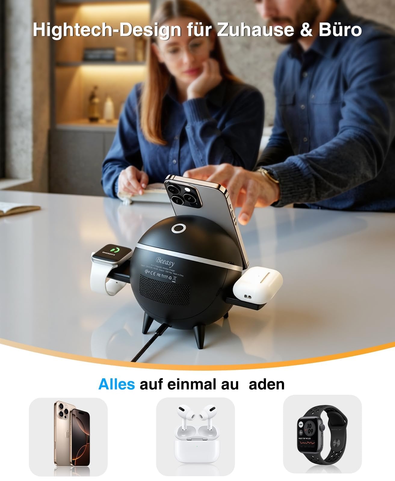 4-in-1 Wireless Charging Station