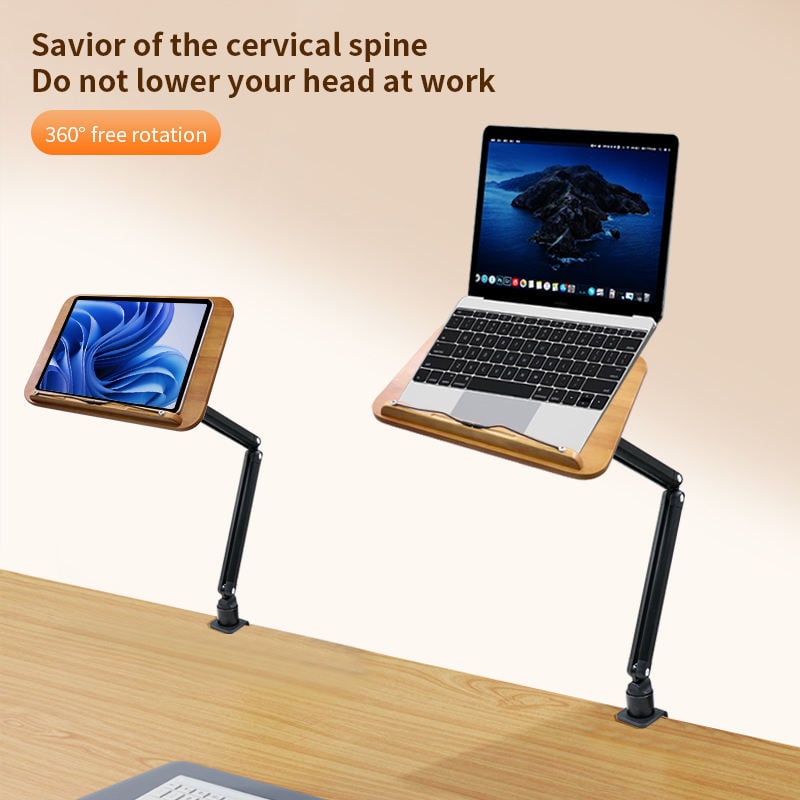 Reading Stand & Laptop Holder — 360° Rotatable