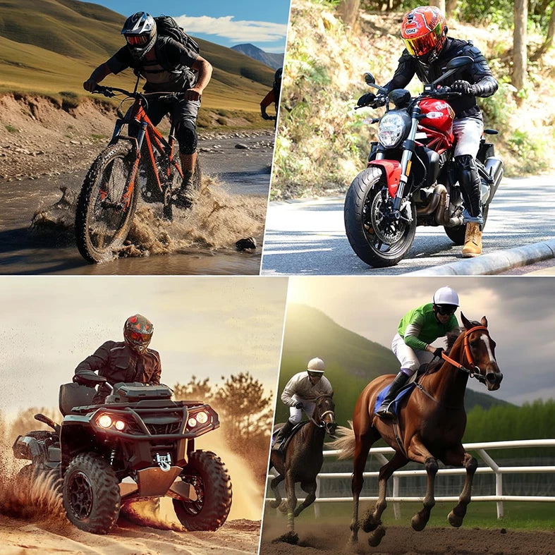 Impact-Resistant Motocross Riding Gear
