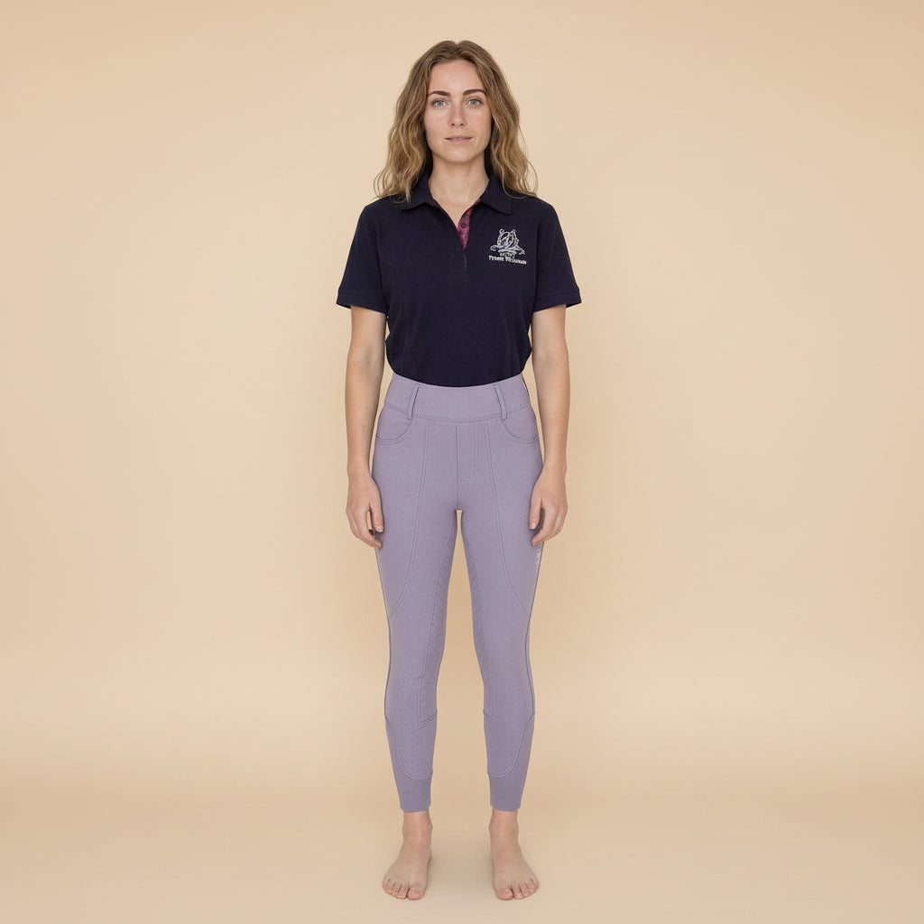 Ladies Riding Tights - Lavender