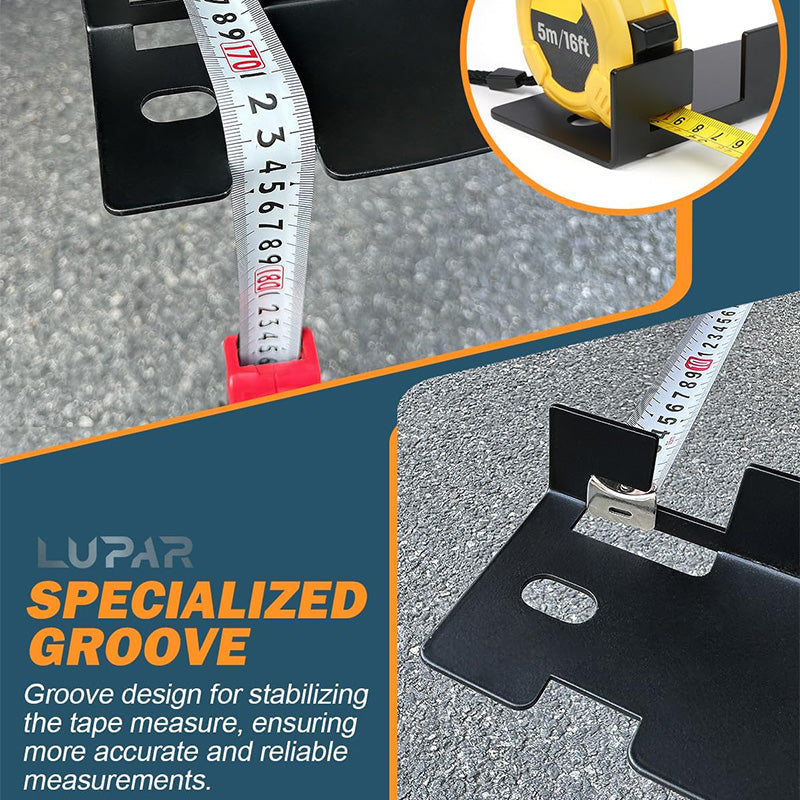 🔥 Anti-Slip Wheel Alignment Plate - Stainless Steel with Laser-Etched Scale