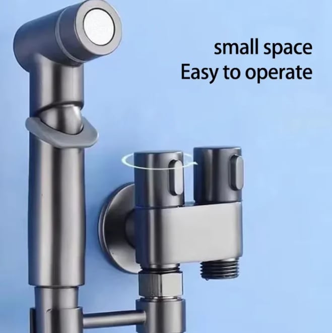 💯1-In-2-Handheld Out DualControl Valve Bidet Sprayerfor Toilet