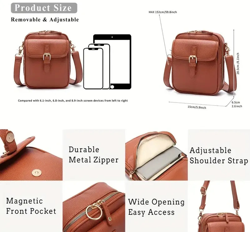 🎁Last Day Promotion!❤️Crossbody Leather Bag👜