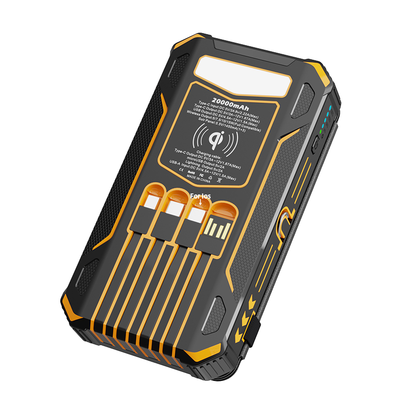 High-Capacity Solar Charger Power Bank