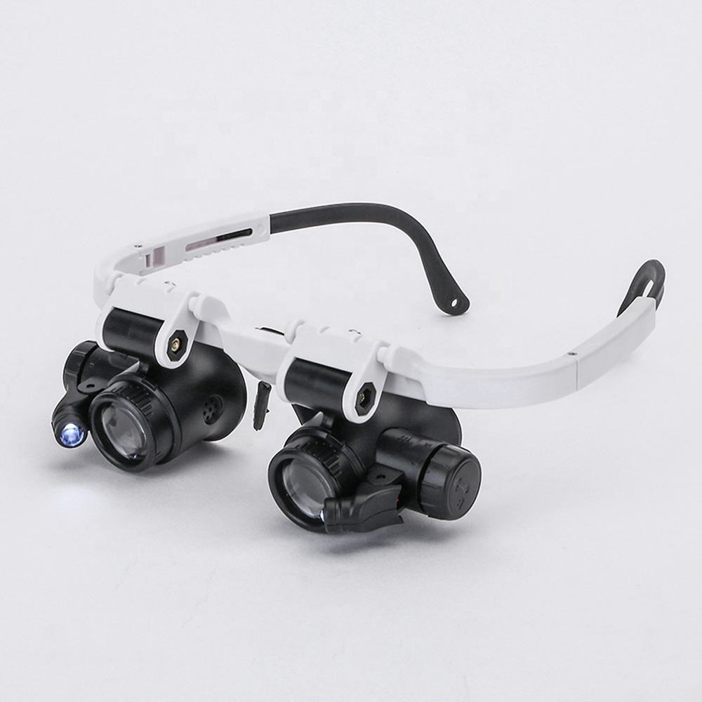 LED Glasses Magnifying Glass