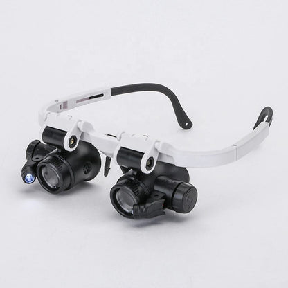 LED Glasses Magnifying Glass