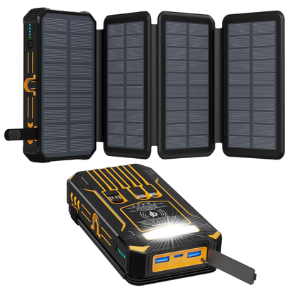 High-Capacity Solar Charger Power Bank
