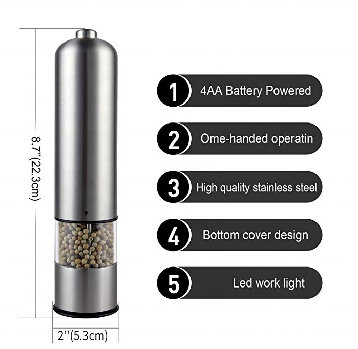 Electric Salt and Pepper Grinder
