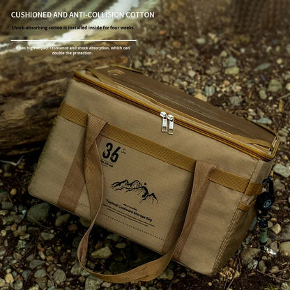 Large Capacity Outdoor Folding Storage Bag Waterproof Portable Camping & Picnic Organizer