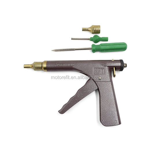 Tubeless Tire Plugger Repair Kit on Car, Motorcycle, ATV, Jeep, Truck, & Tractor