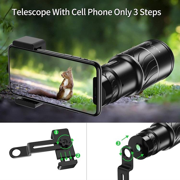 🔥16x52 Monocular Bifocal Optical Zoom Telescope