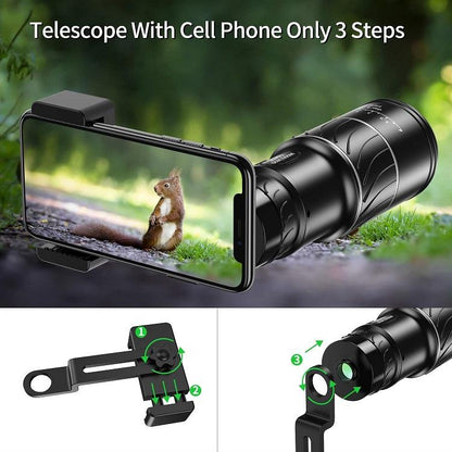 🔥16x52 Monocular Bifocal Optical Zoom Telescope