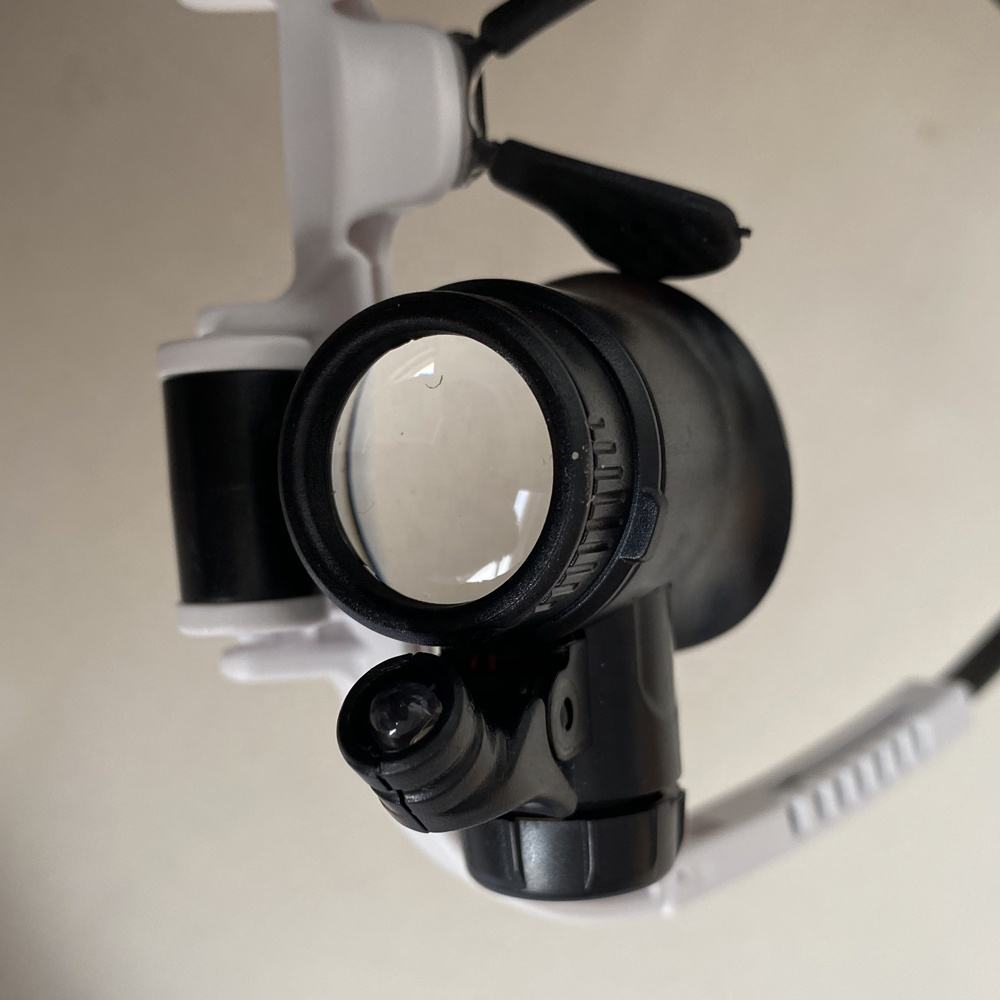 LED Glasses Magnifying Glass