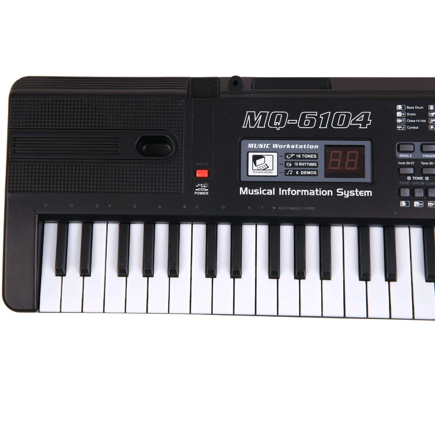 61-key portable digital piano keyboard
