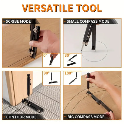 Multifunctional Construction Pencil Tool From -Scriber Tool