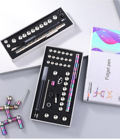 🤣🖊️ Magnetic Fidget Pen: Transform Into Various Shapes
