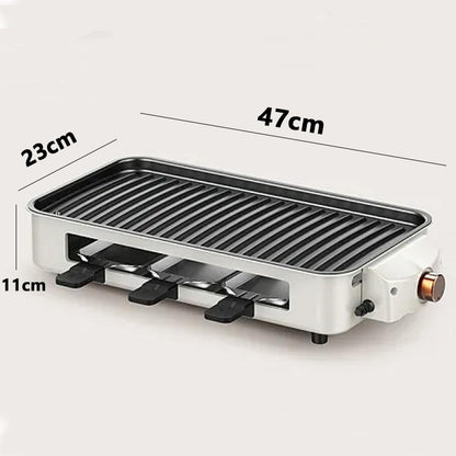Electric Grill Pan With Barbecue Function Grill Non-Stick Cooking