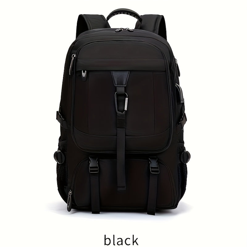 Men'S Expandable Travel Backpack with Shoe Compartment & Laptop Sleeve