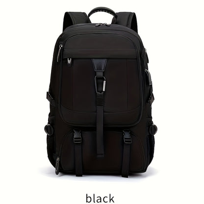 Men'S Expandable Travel Backpack with Shoe Compartment & Laptop Sleeve