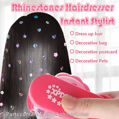 ✨Glitter Diamond Hair Gemstone Styling Set