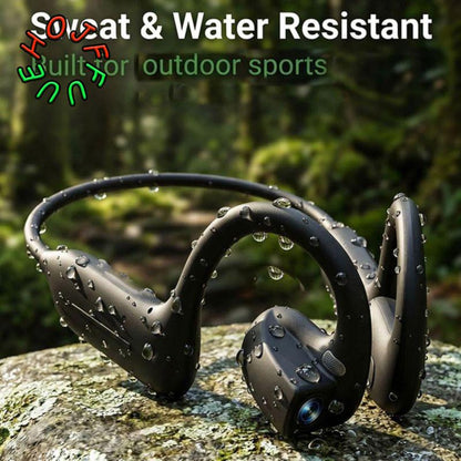 Wireless Headphones with Camera Smart Ai Translator Headset Ear Hanging Bluetooth Earphones for Outdoor Cycling