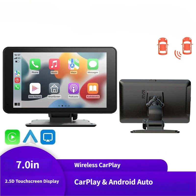 One Screen Shades, Dual Views Unfold. 🚗✨ Your Car's HD Entertainment Display.