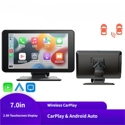 One Screen Shades, Dual Views Unfold. 🚗✨ Your Car's HD Entertainment Display.