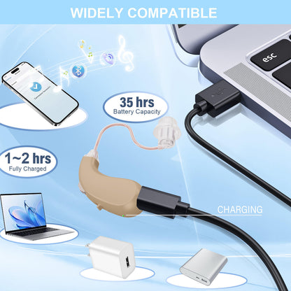 Rechargeable Medical Device Hearing Aid for Ear & Hearing