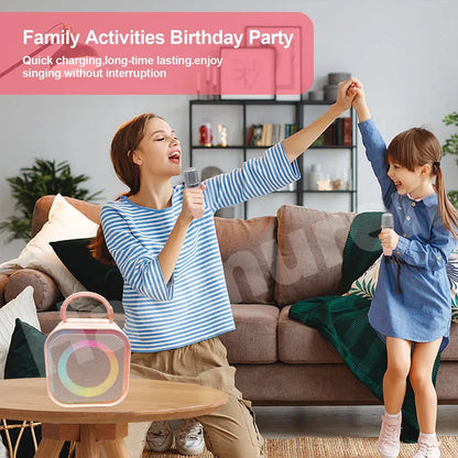 Mini Karaoke Machine for Kids and Adults Portable