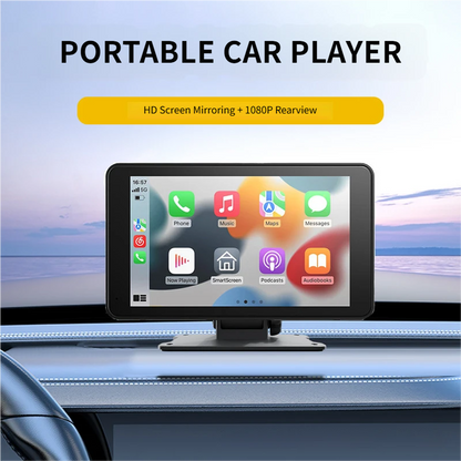 One Screen Shades, Dual Views Unfold. 🚗✨ Your Car's HD Entertainment Display.