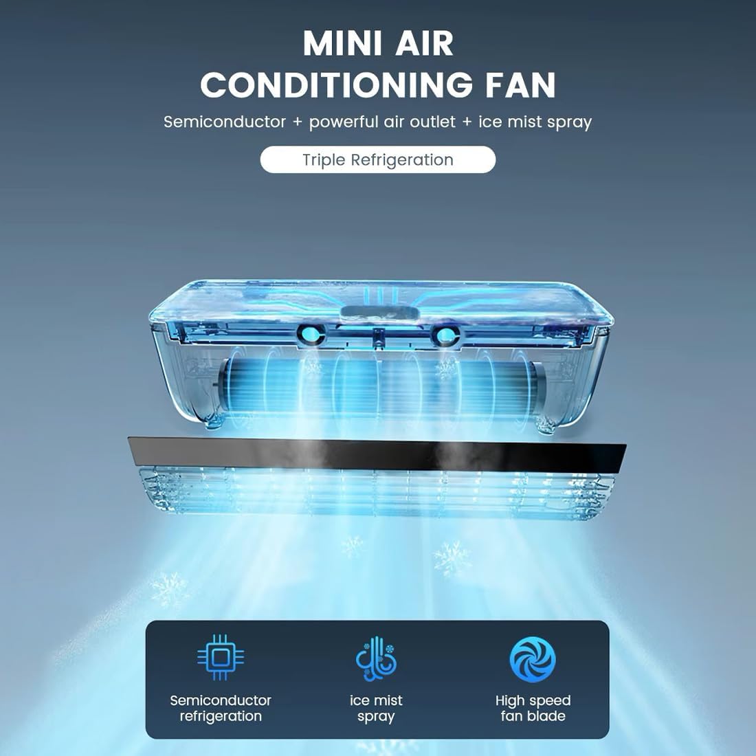 Portable Cooling Air-Conditioning Fan