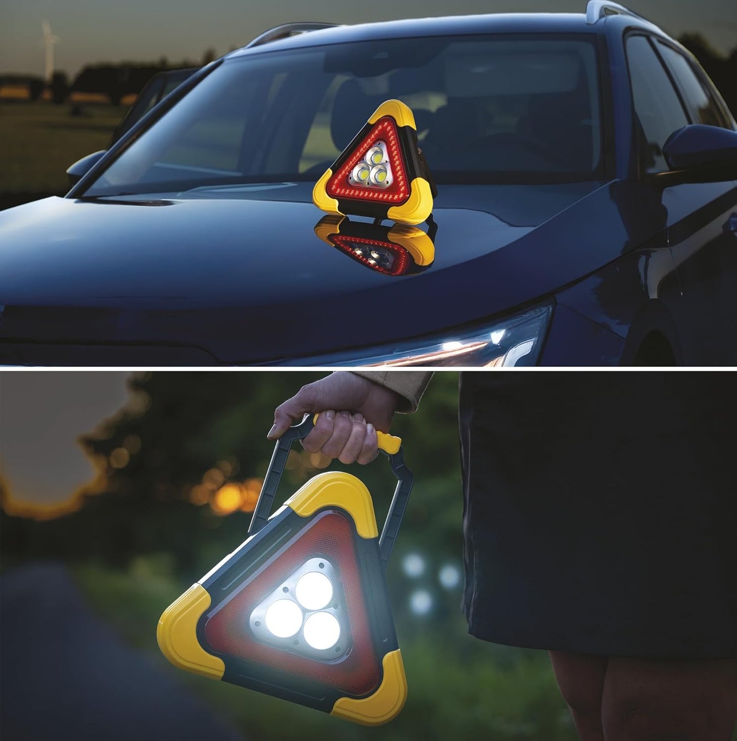 EMOS - Rechargeable LED warning triangle