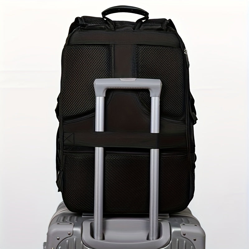 Men'S Expandable Travel Backpack with Shoe Compartment & Laptop Sleeve