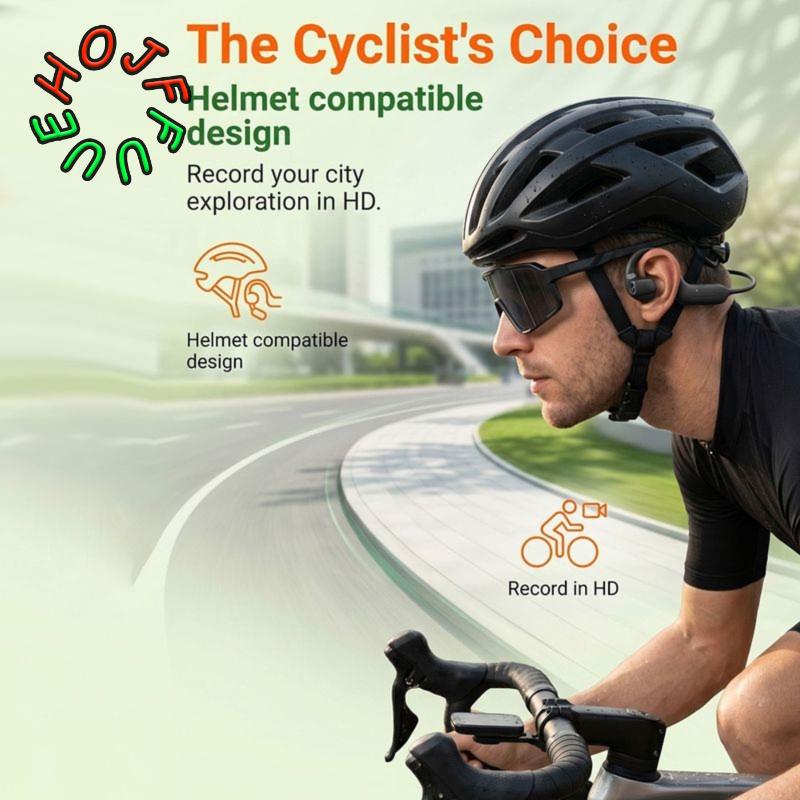 Wireless Headphones with Camera Smart Ai Translator Headset Ear Hanging Bluetooth Earphones for Outdoor Cycling