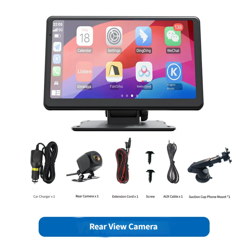 One Screen Shades, Dual Views Unfold. 🚗✨ Your Car's HD Entertainment Display.