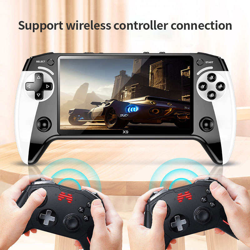 2026 Enhanced Retro Game Console--with HD 5.5-inch IPS Screen Classic Video Games Supports TV Connection